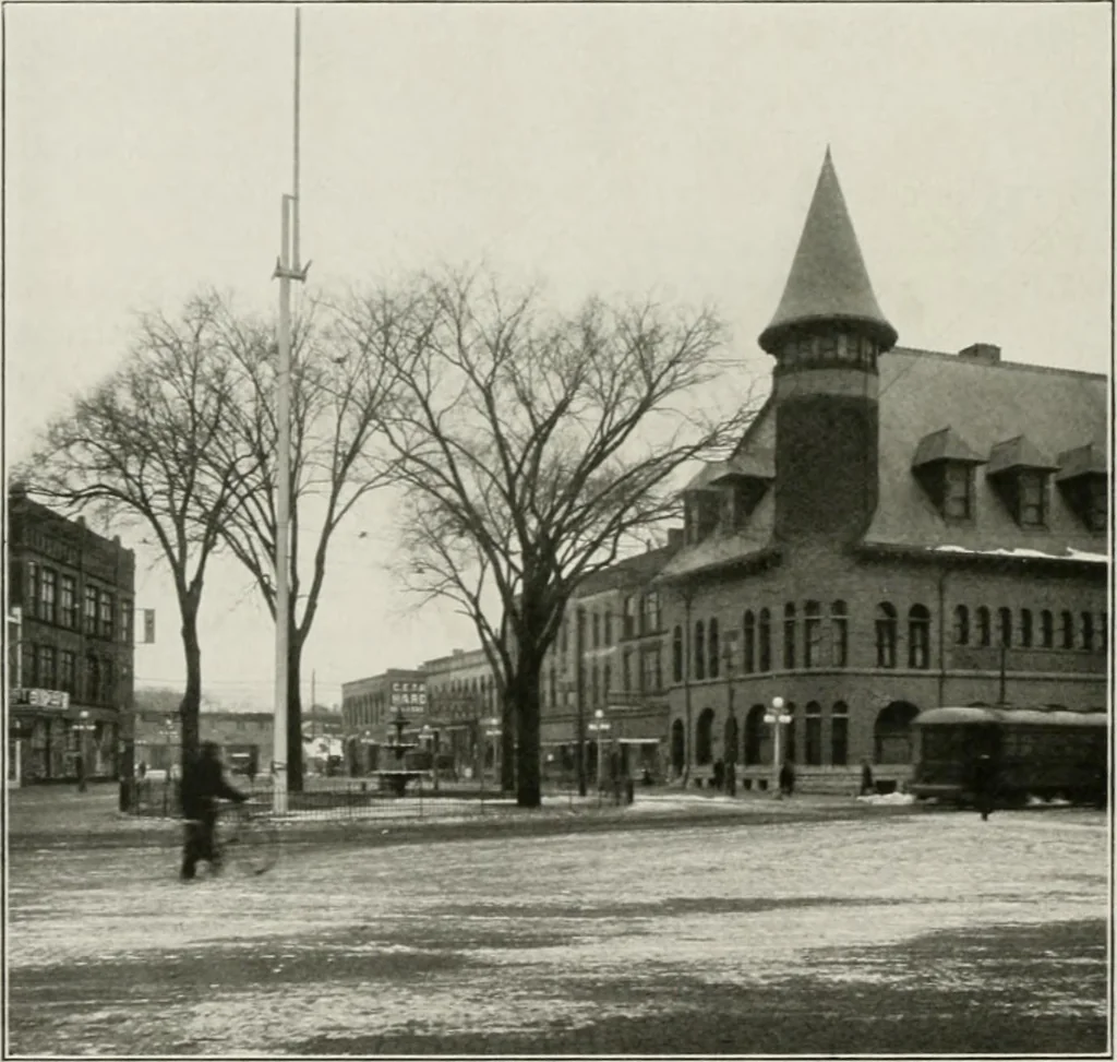 An illustration from Plan of Evanston, 1917, leaf 45