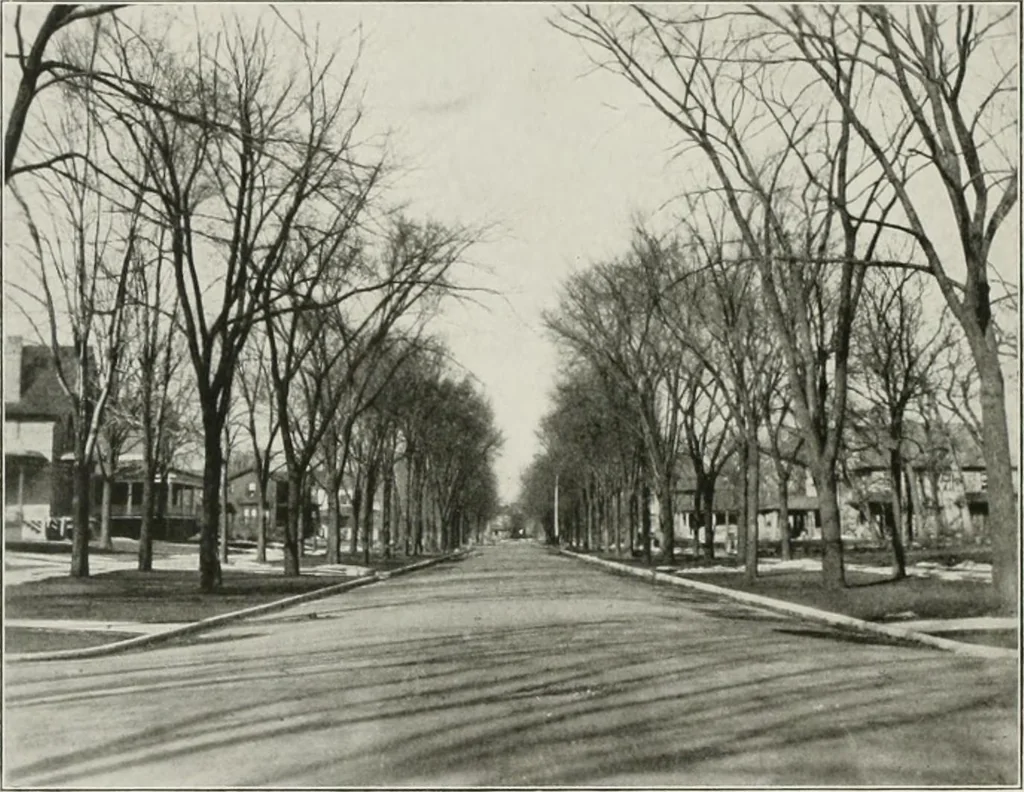 An illustration from Plan of Evanston, 1917, leaf 71