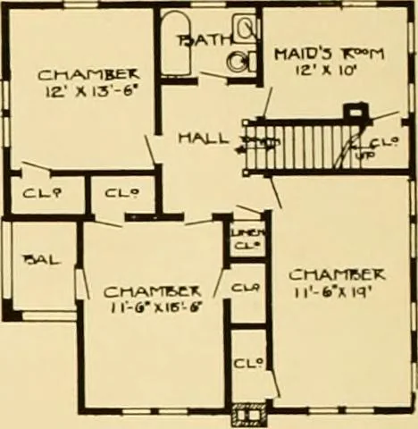 An illustration from The Plan Shop bungalows / Rollin S. Tuttle, 1920, leaf 13