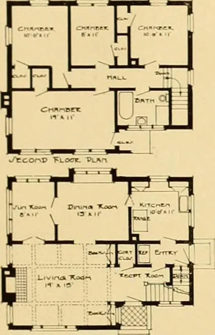 An illustration from The Plan Shop bungalows / Rollin S. Tuttle, 1920, leaf 18