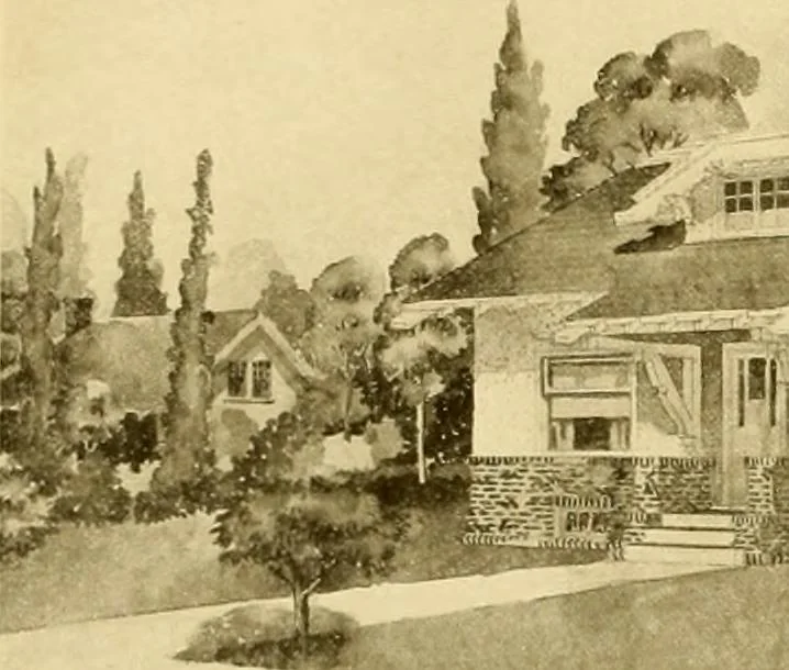 An illustration from The Plan Shop bungalows / Rollin S. Tuttle, 1920, leaf 21