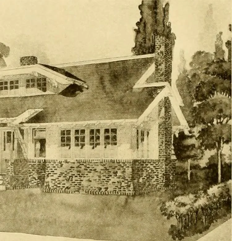 An illustration from The Plan Shop bungalows / Rollin S. Tuttle, 1920, leaf 21