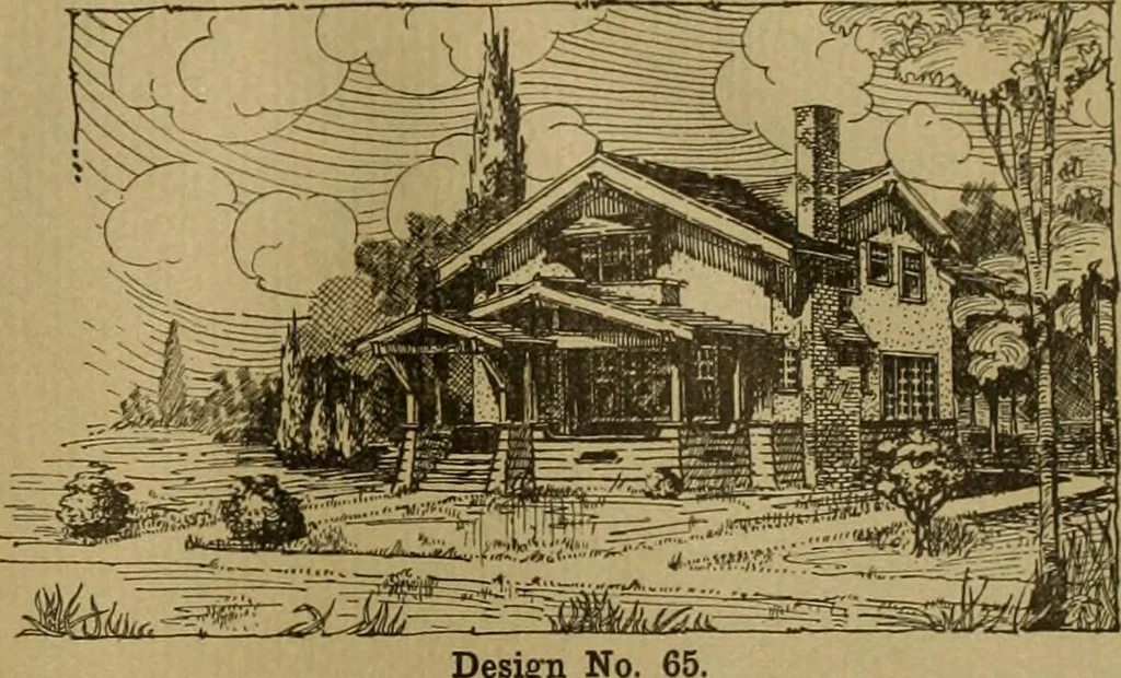 An illustration from The Plan Shop bungalows / Rollin S. Tuttle, 1920, leaf 22