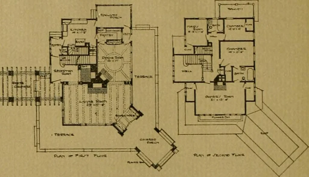 An illustration from The Plan Shop bungalows / Rollin S. Tuttle, 1920, leaf 23