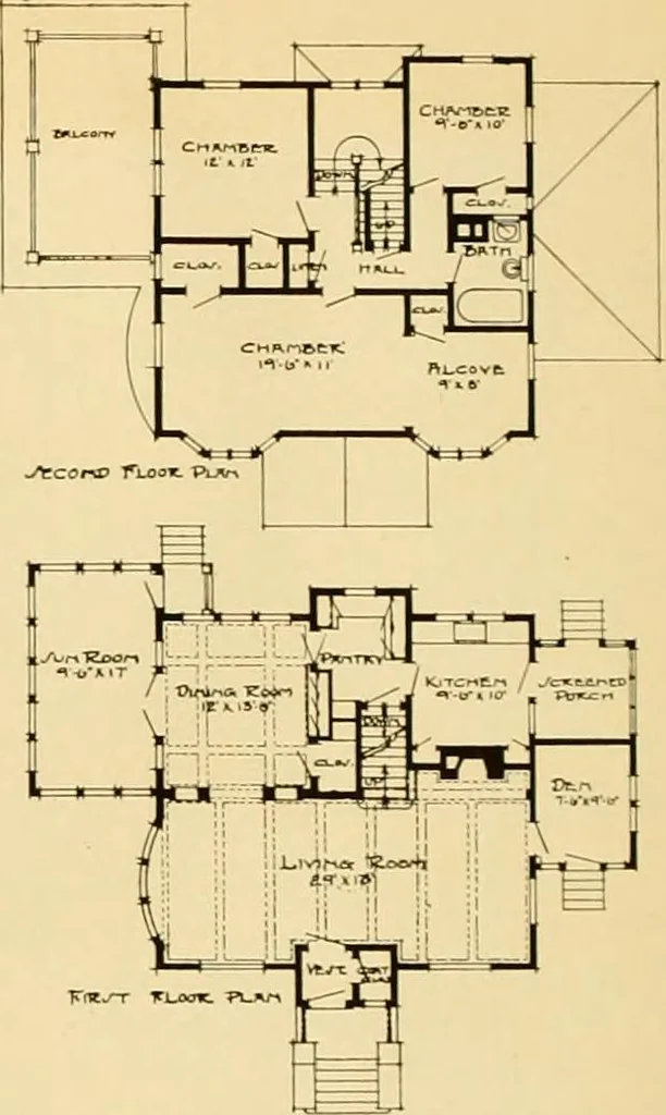 An illustration from The Plan Shop bungalows / Rollin S. Tuttle, 1920, leaf 27