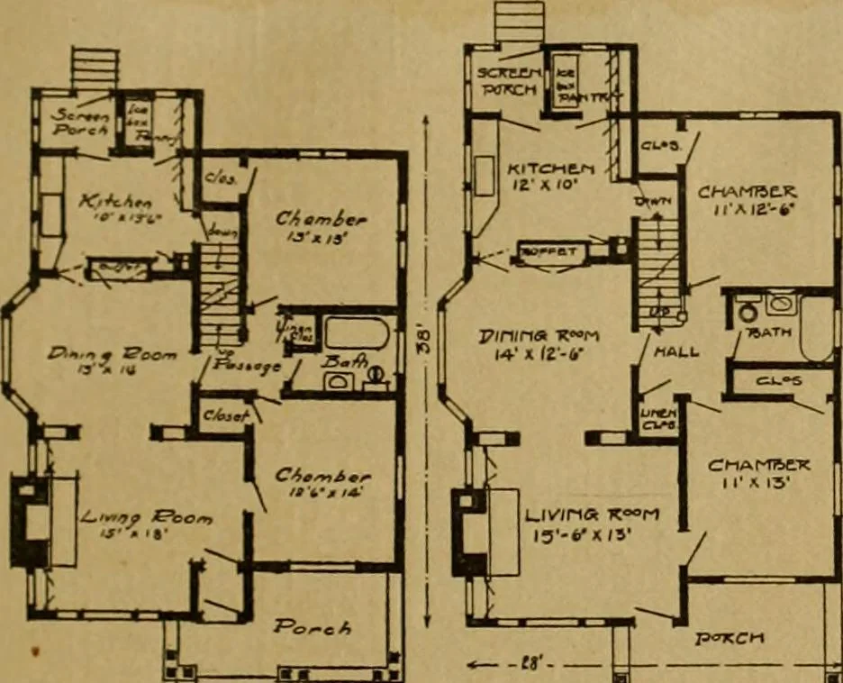 An illustration from The Plan Shop bungalows / Rollin S. Tuttle, 1920, leaf 28