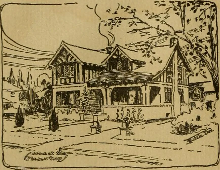 An illustration from The Plan Shop bungalows / Rollin S. Tuttle, 1920, leaf 29