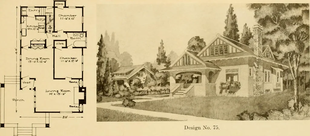 An illustration from The Plan Shop bungalows / Rollin S. Tuttle, 1920, leaf 32