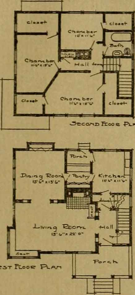 An illustration from The Plan Shop bungalows / Rollin S. Tuttle, 1920, leaf 34
