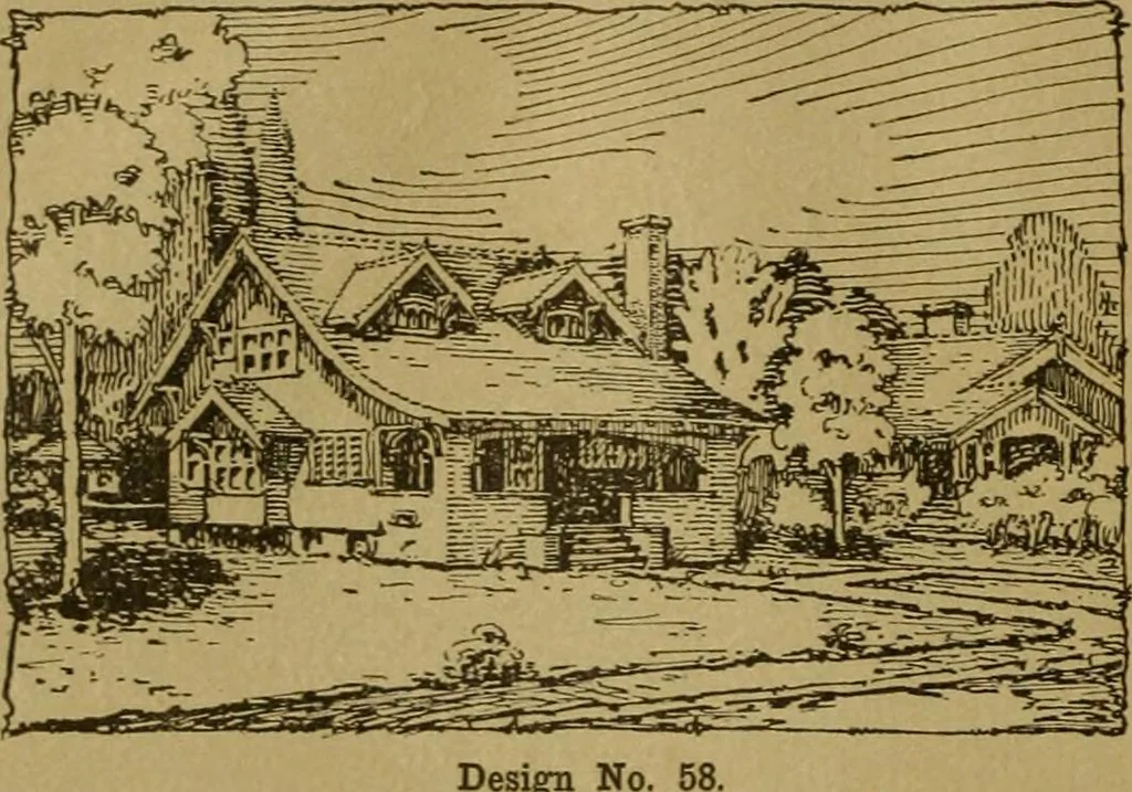 An illustration from The Plan Shop bungalows / Rollin S. Tuttle, 1920, leaf 55