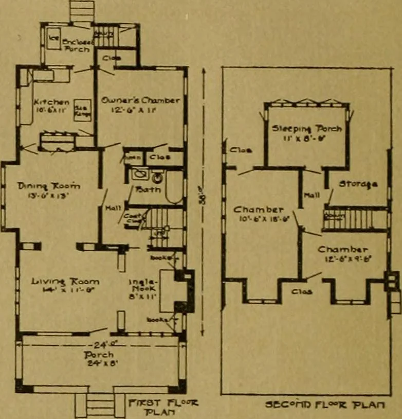 An illustration from The Plan Shop bungalows / Rollin S. Tuttle, 1920, leaf 55