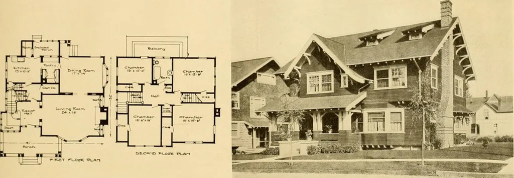 An illustration from The Plan Shop bungalows / Rollin S. Tuttle, 1920, leaf 58