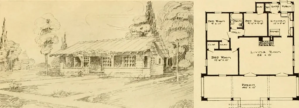 An illustration from The Plan Shop bungalows / Rollin S. Tuttle, 1920, leaf 59