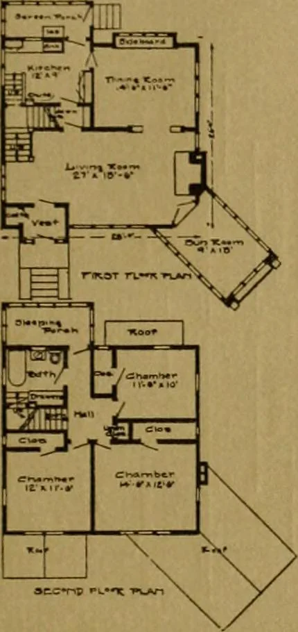 An illustration from The Plan Shop bungalows / Rollin S. Tuttle, 1920, leaf 60