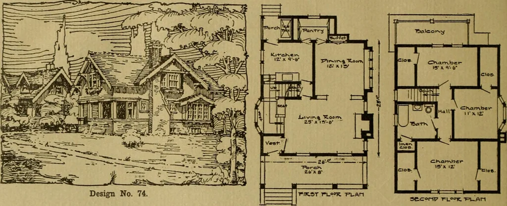 An illustration from The Plan Shop bungalows / Rollin S. Tuttle, 1920, leaf 61