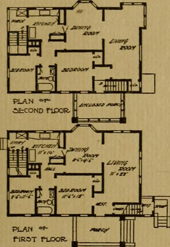 An illustration from The Plan Shop bungalows / Rollin S. Tuttle, 1920, leaf 62
