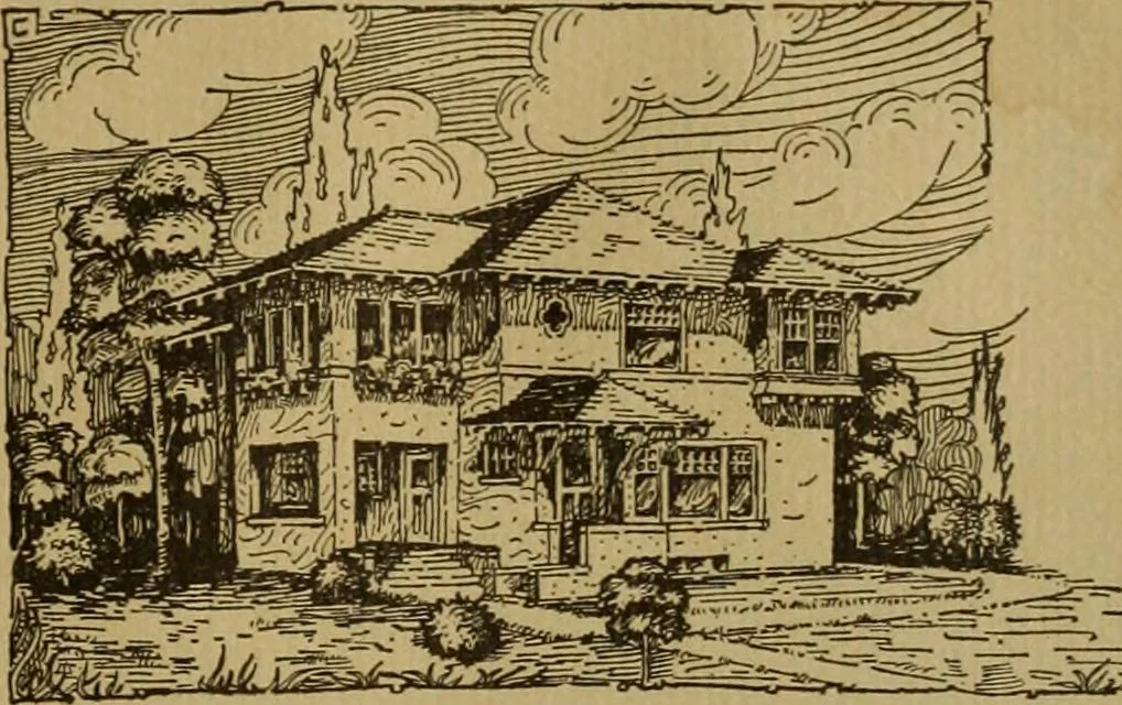 An illustration from The Plan Shop bungalows / Rollin S. Tuttle, 1920, leaf 62