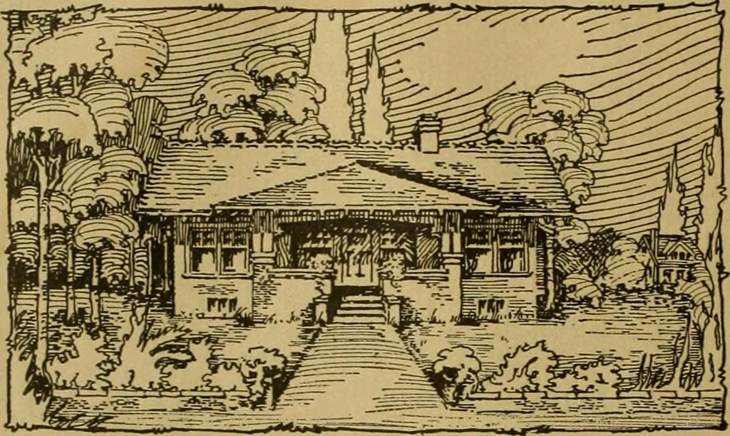 An illustration from The Plan Shop bungalows / Rollin S. Tuttle, 1920, leaf 63