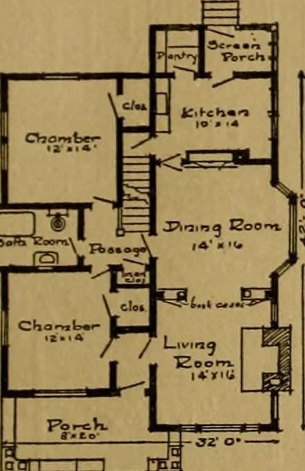 An illustration from The Plan Shop bungalows / Rollin S. Tuttle, 1920, leaf 8