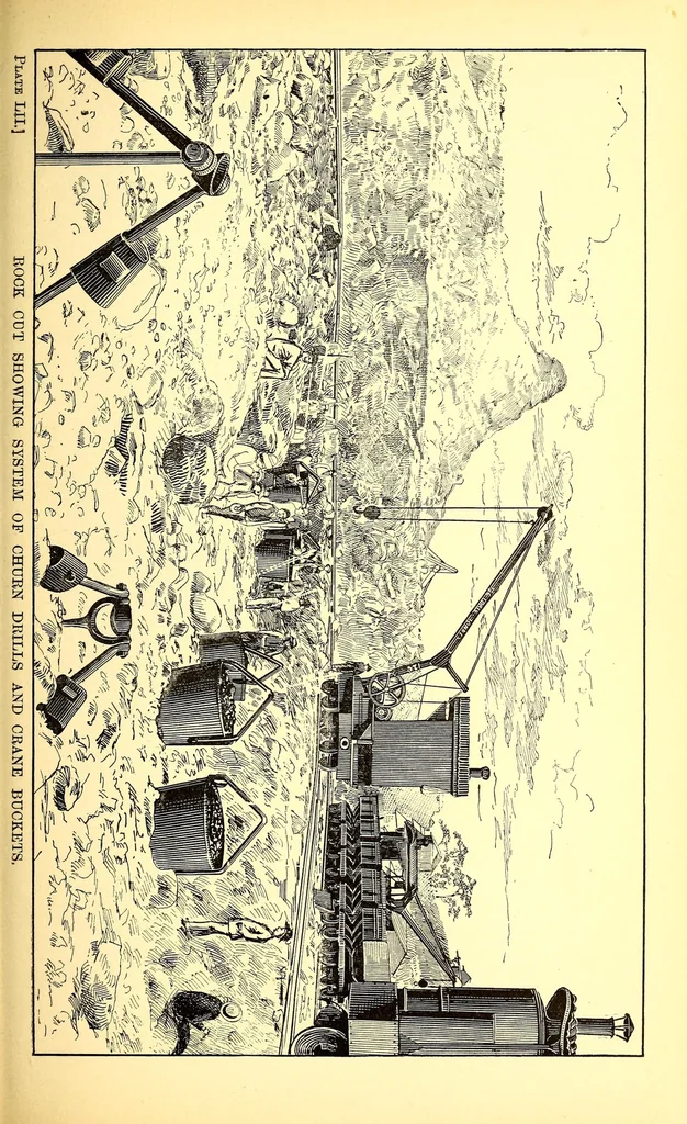 An illustration from Plant and material of the Panama Canal, 1888, leaf 49