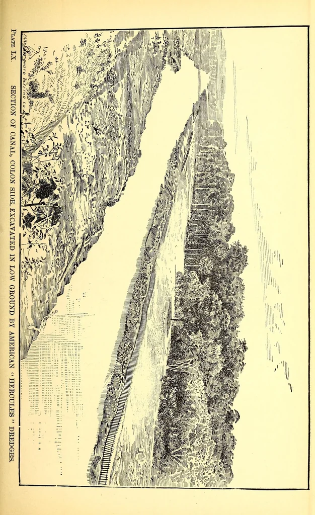 An illustration from Plant and material of the Panama Canal, 1888, leaf 77