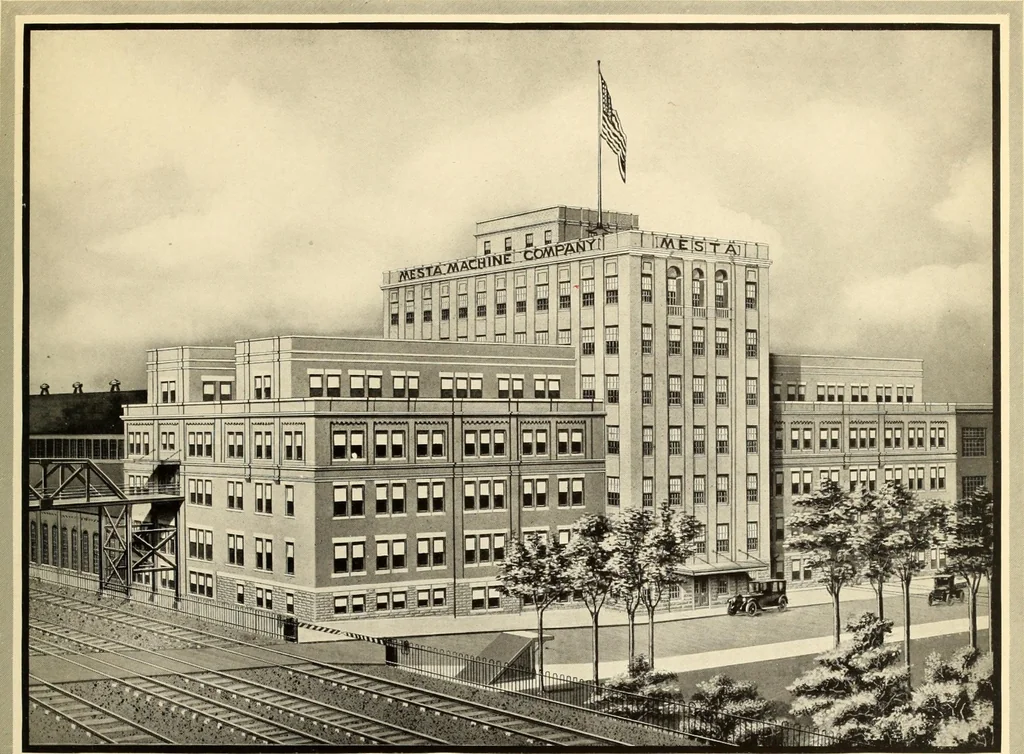 An illustration from Plant and product of the Mesta Machine Company, Pittsburgh, Pennsylvania, U.S.A, 1919, leaf 10