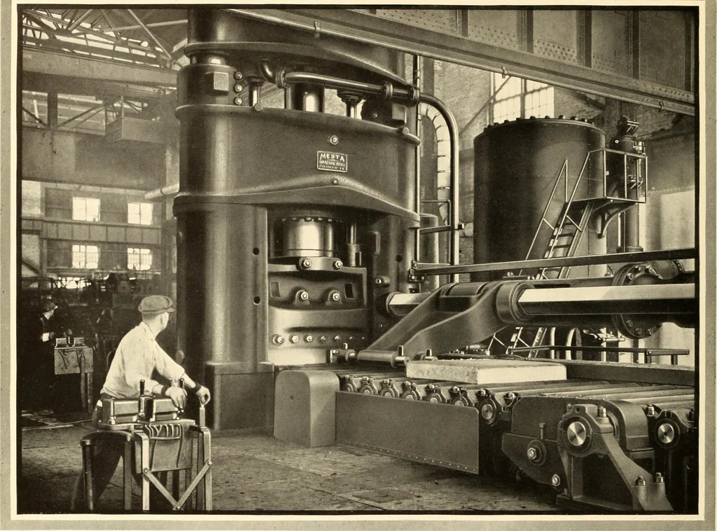 An illustration from Plant and product of the Mesta Machine Company, Pittsburgh, Pennsylvania, U.S.A, 1919, leaf 111