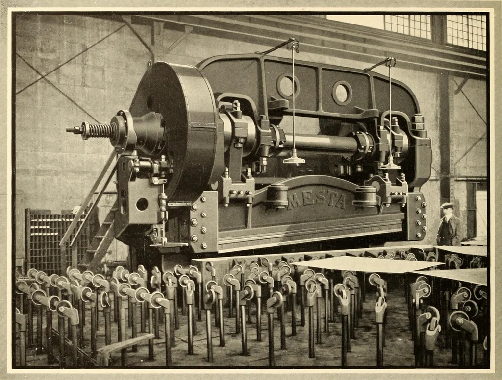 An illustration from Plant and product of the Mesta Machine Company, Pittsburgh, Pennsylvania, U.S.A, 1919, leaf 113