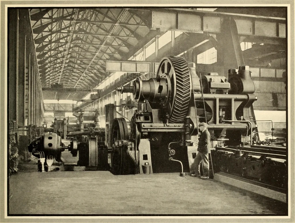 An illustration from Plant and product of the Mesta Machine Company, Pittsburgh, Pennsylvania, U.S.A, 1919, leaf 114