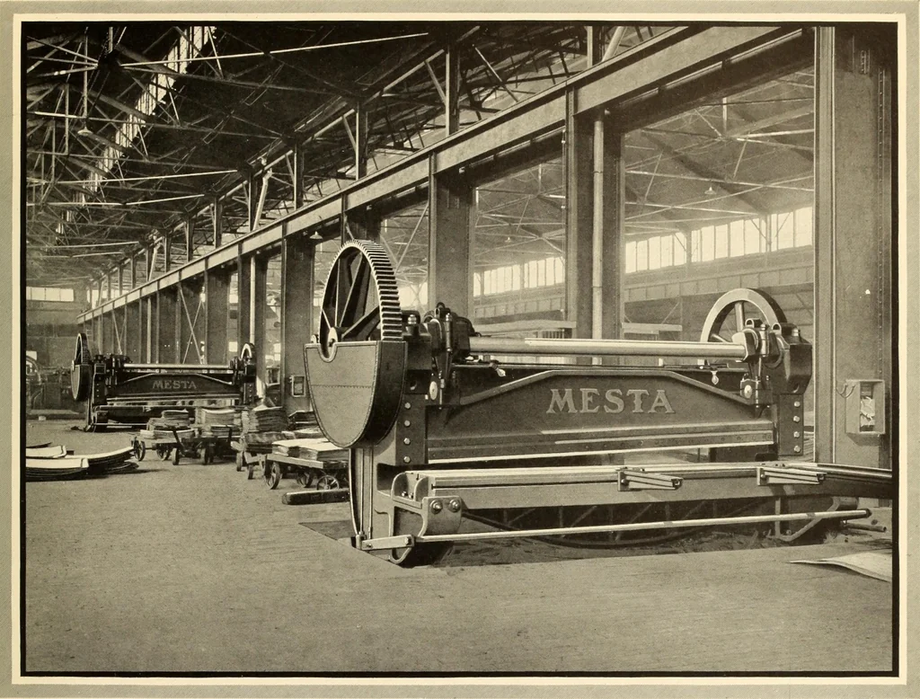 An illustration from Plant and product of the Mesta Machine Company, Pittsburgh, Pennsylvania, U.S.A, 1919, leaf 120