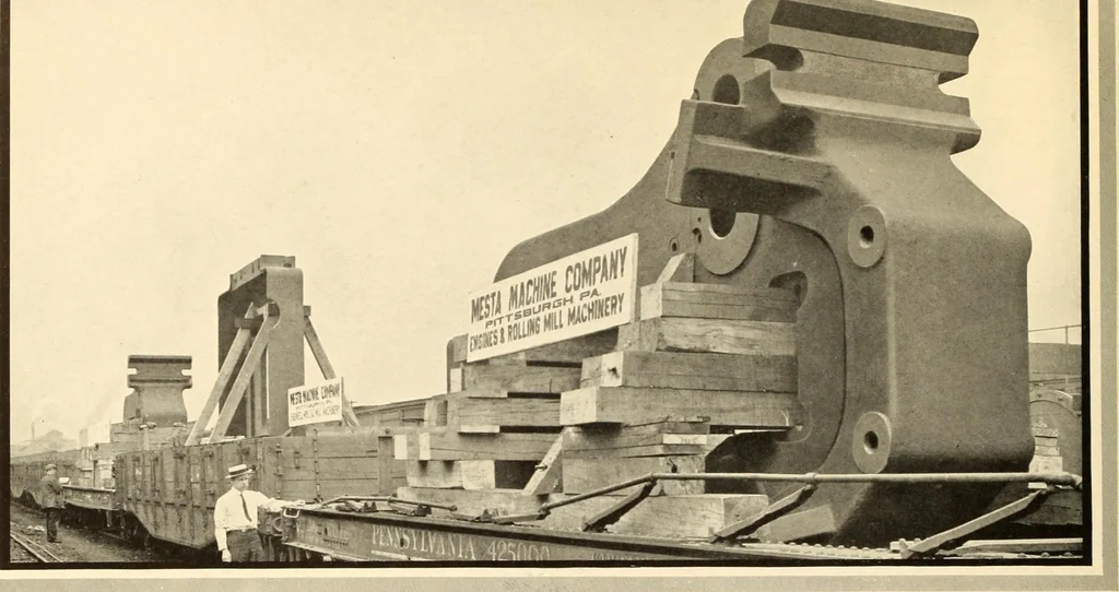 An illustration from Plant and product of the Mesta Machine Company, Pittsburgh, Pennsylvania, U.S.A, 1919, leaf 127