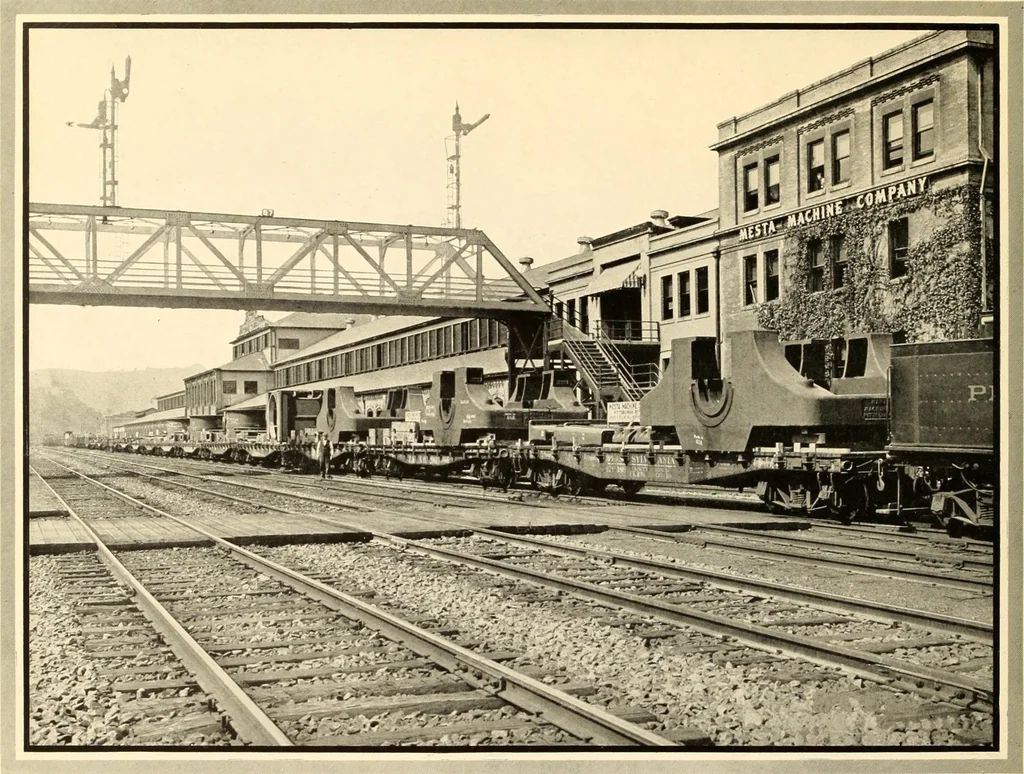 An illustration from Plant and product of the Mesta Machine Company, Pittsburgh, Pennsylvania, U.S.A, 1919, leaf 129