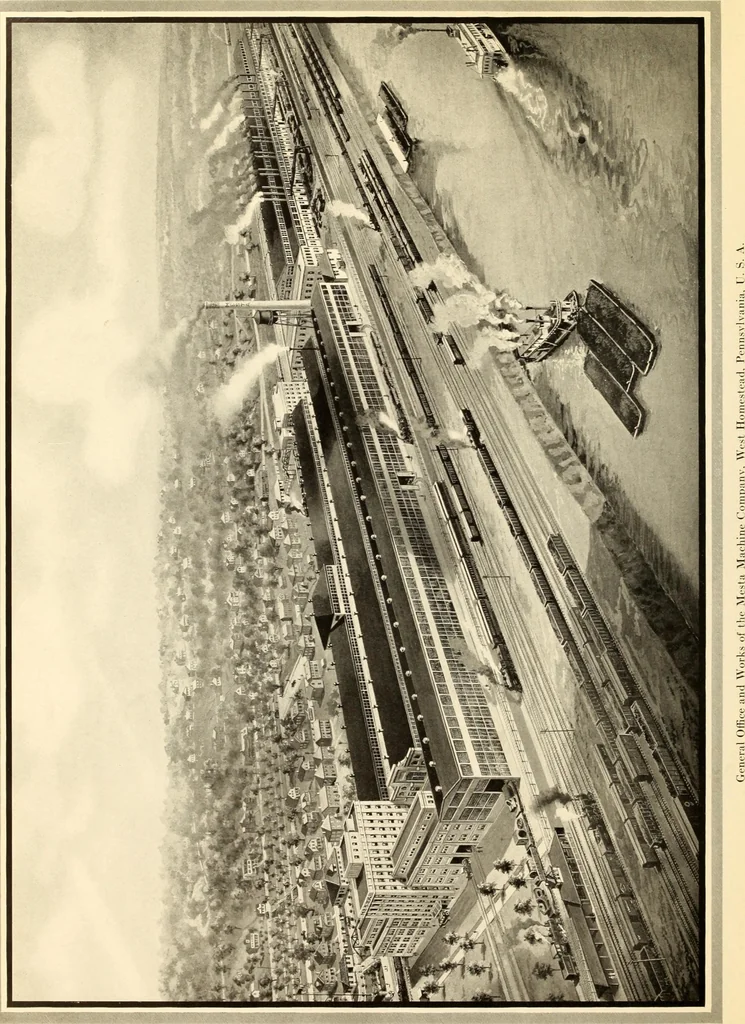 An illustration from Plant and product of the Mesta Machine Company, Pittsburgh, Pennsylvania, U.S.A, 1919, leaf 7
