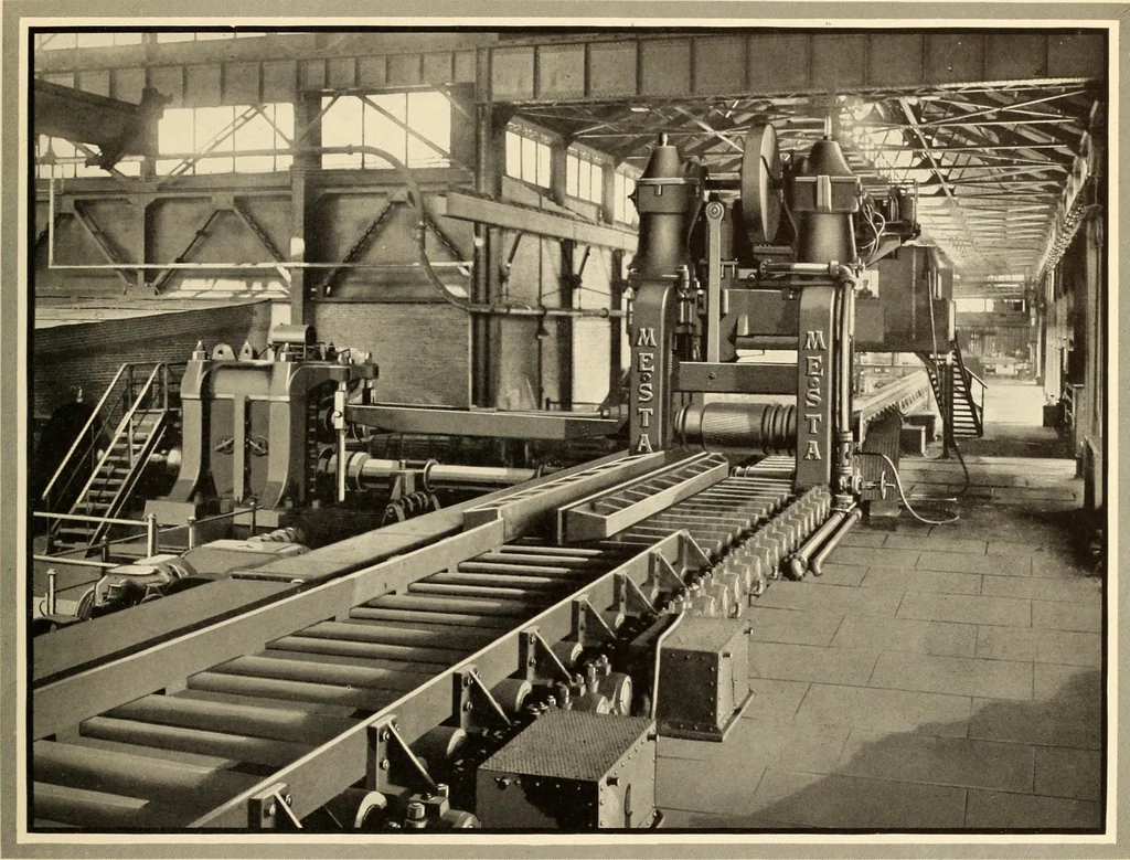 An illustration from Plant and product of the Mesta Machine Company, Pittsburgh, Pennsylvania, U.S.A, 1919, leaf 74