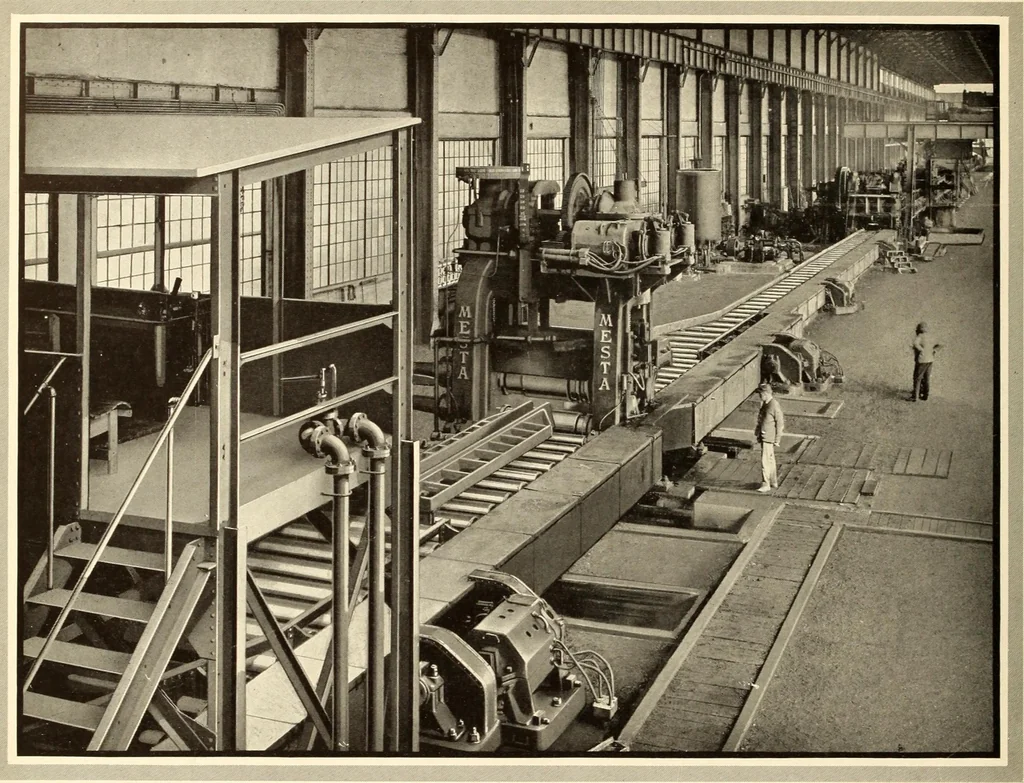 An illustration from Plant and product of the Mesta Machine Company, Pittsburgh, Pennsylvania, U.S.A, 1919, leaf 75