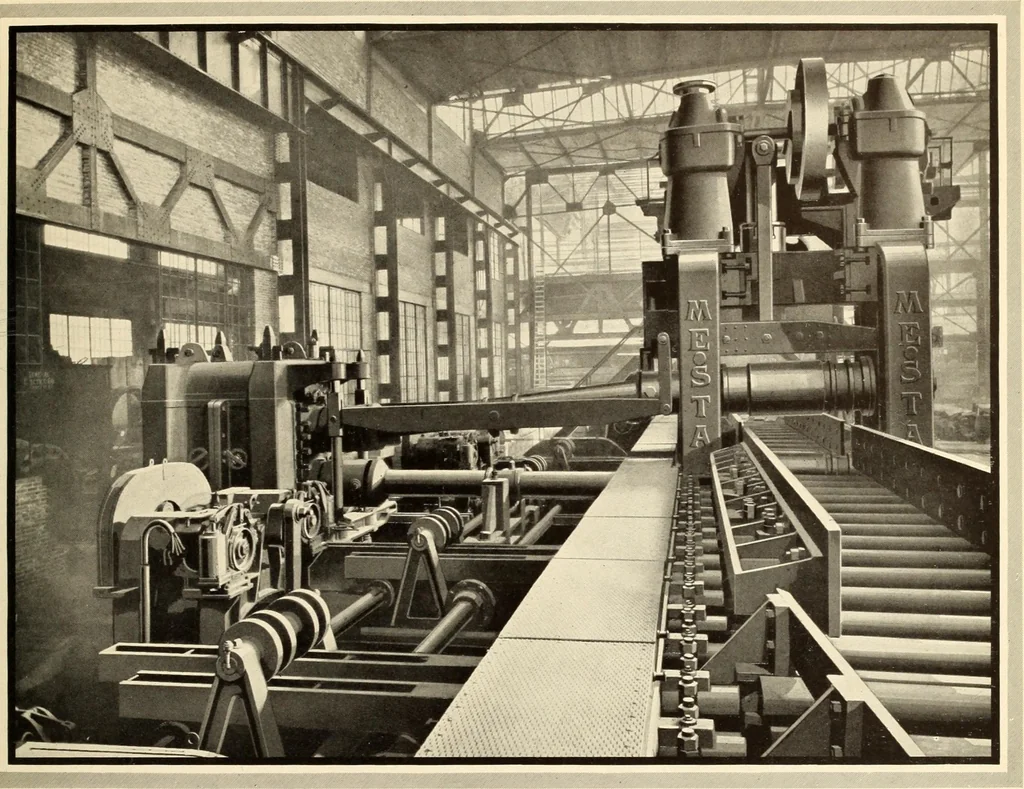 An illustration from Plant and product of the Mesta Machine Company, Pittsburgh, Pennsylvania, U.S.A, 1919, leaf 76