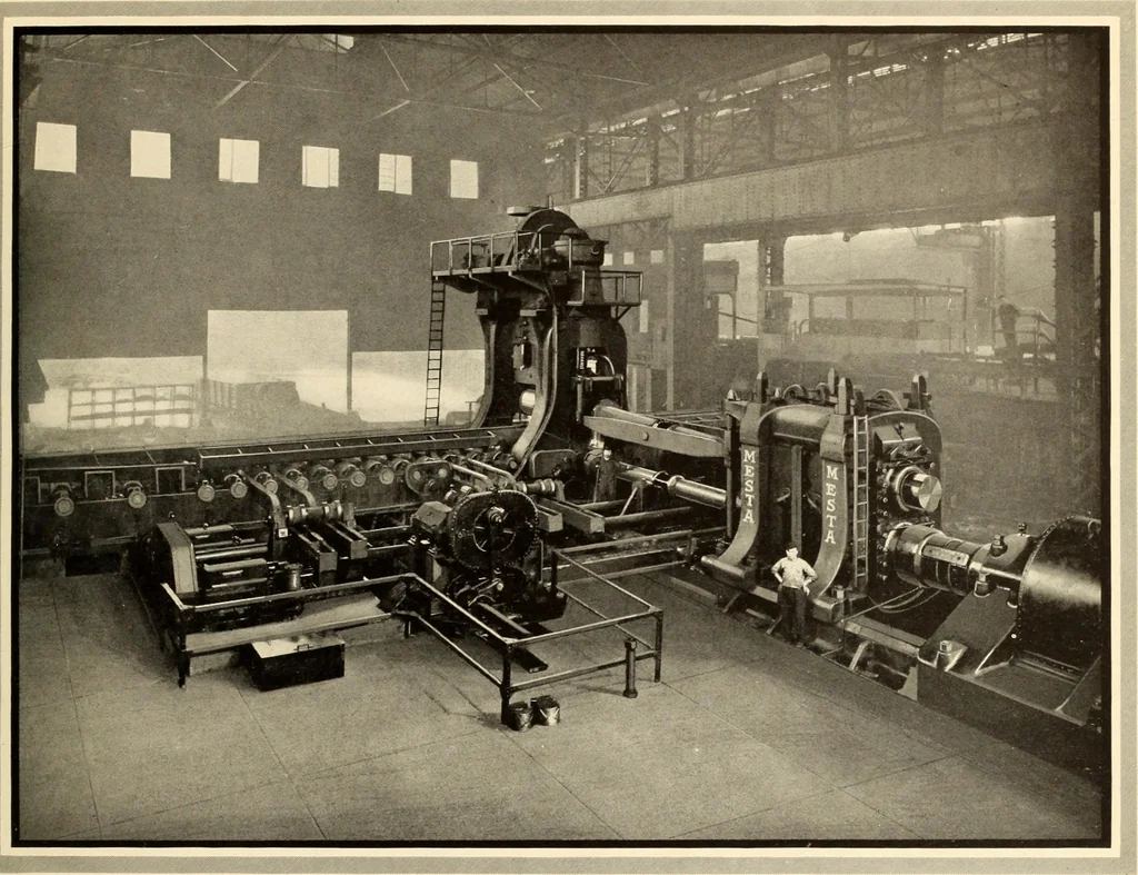 An illustration from Plant and product of the Mesta Machine Company, Pittsburgh, Pennsylvania, U.S.A, 1919, leaf 78