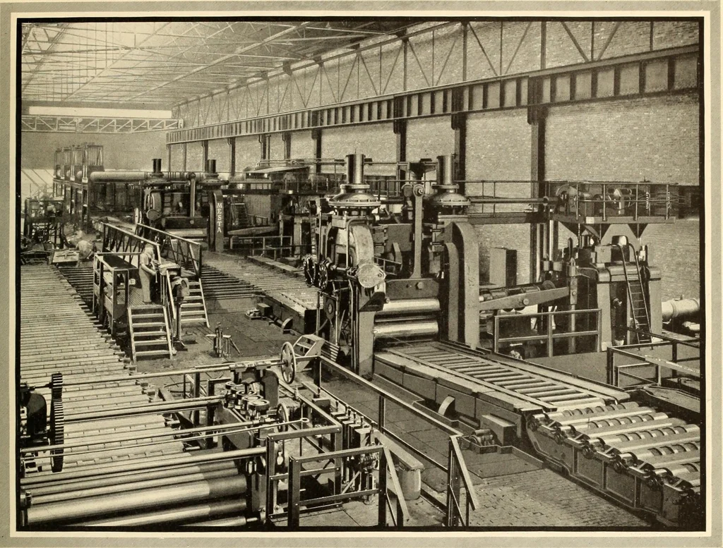 An illustration from Plant and product of the Mesta Machine Company, Pittsburgh, Pennsylvania, U.S.A, 1919, leaf 82