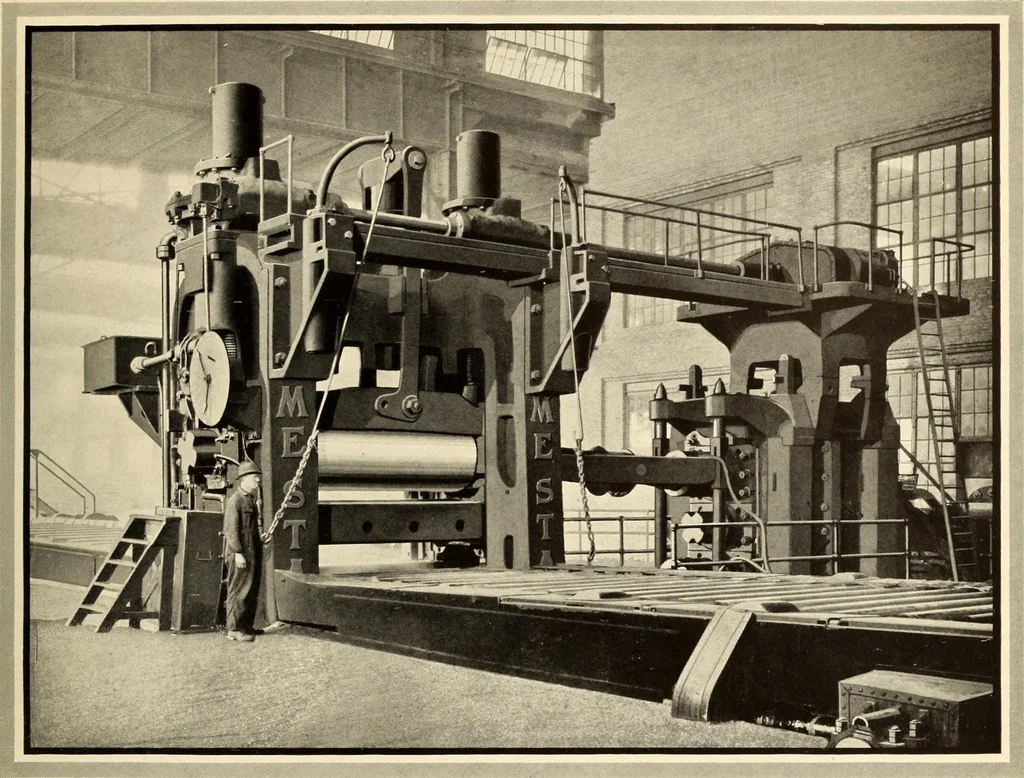An illustration from Plant and product of the Mesta Machine Company, Pittsburgh, Pennsylvania, U.S.A, 1919, leaf 84