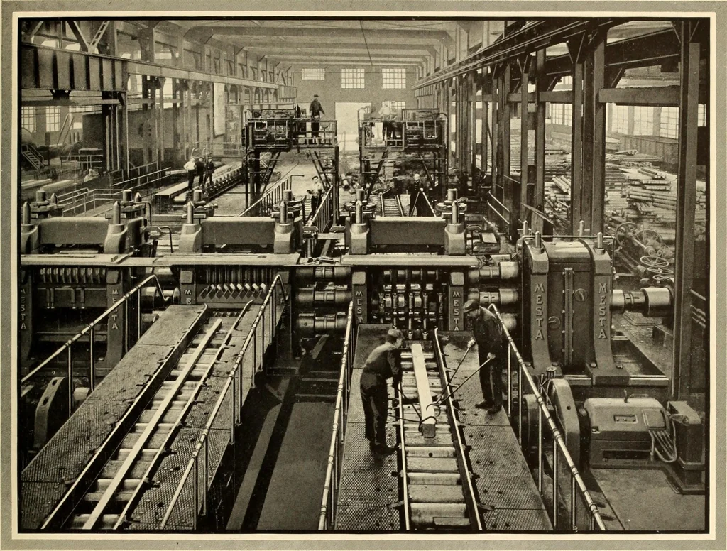 An illustration from Plant and product of the Mesta Machine Company, Pittsburgh, Pennsylvania, U.S.A, 1919, leaf 86