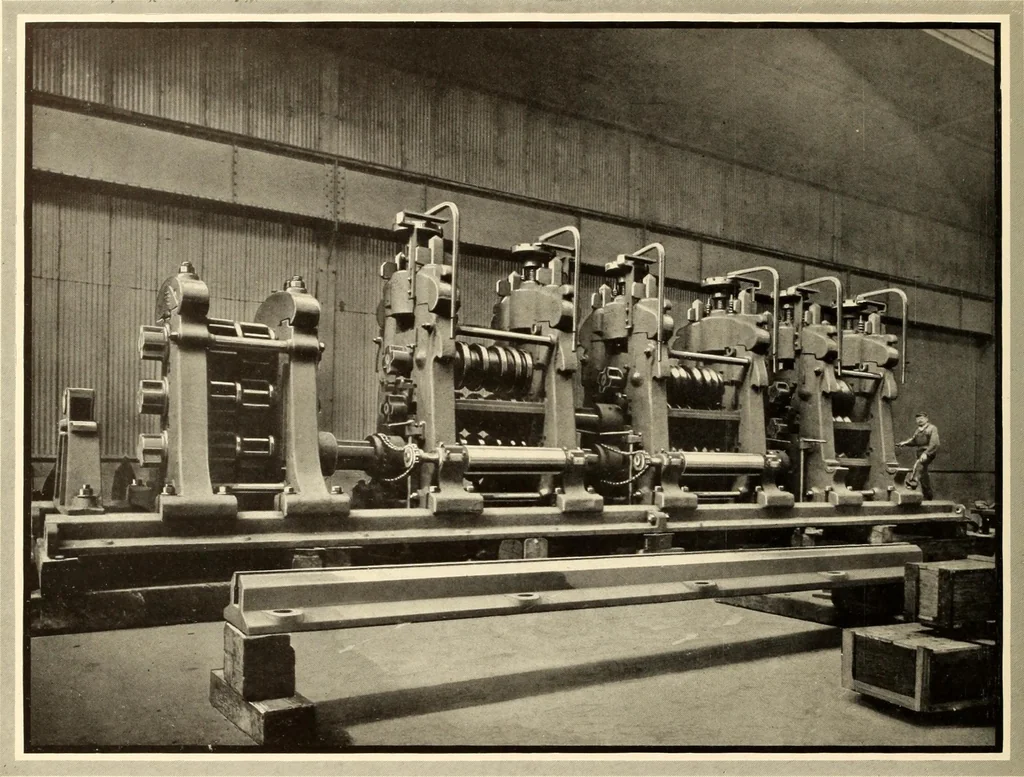 An illustration from Plant and product of the Mesta Machine Company, Pittsburgh, Pennsylvania, U.S.A, 1919, leaf 87