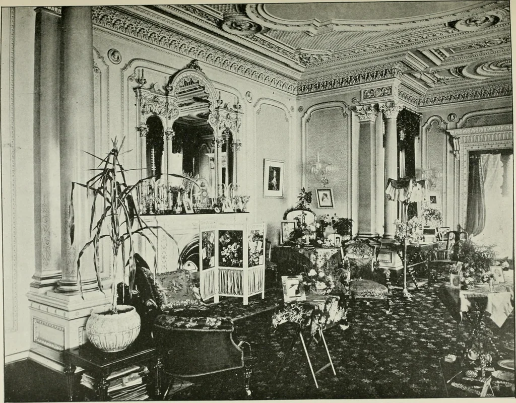 An illustration from Plastering, plain and decorative. A practical treatise on the art & craft of plastering and modelling, including full descriptions of the various tools, materials, processes, and appliances employed ... together with an account of historical plastering in England, Scotland, and Ireland, accompanied by numerous examples, 1899, leaf 232