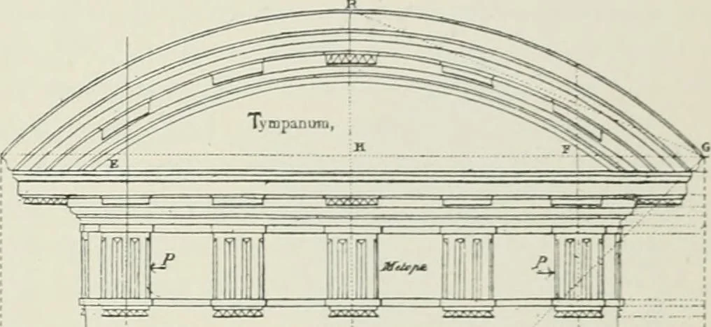 An illustration from Plastering, plain and decorative. A practical treatise on the art & craft of plastering and modelling, including full descriptions of the various tools, materials, processes, and appliances employed ... together with an account of historical plastering in England, Scotland, and Ireland, accompanied by numerous examples, 1899, leaf 302