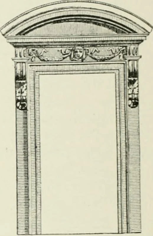 An illustration from Plastering, plain and decorative. A practical treatise on the art & craft of plastering and modelling, including full descriptions of the various tools, materials, processes, and appliances employed ... together with an account of historical plastering in England, Scotland, and Ireland, accompanied by numerous examples, 1899, leaf 315