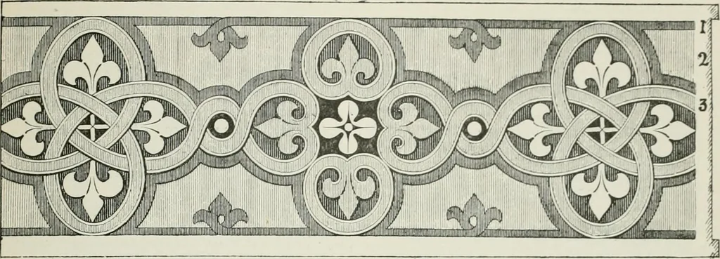 An illustration from Plastering, plain and decorative. A practical treatise on the art & craft of plastering and modelling, including full descriptions of the various tools, materials, processes, and appliances employed ... together with an account of historical plastering in England, Scotland, and Ireland, accompanied by numerous examples, 1899, leaf 326