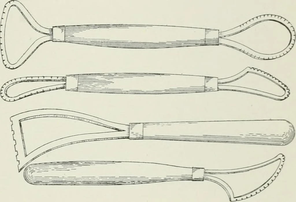 An illustration from Plastering, plain and decorative. A practical treatise on the art & craft of plastering and modelling, including full descriptions of the various tools, materials, processes, and appliances employed ... together with an account of historical plastering in England, Scotland, and Ireland, accompanied by numerous examples, 1899, leaf 342
