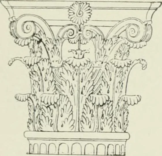 An illustration from Plastering, plain and decorative. A practical treatise on the art & craft of plastering and modelling, including full descriptions of the various tools, materials, processes, and appliances employed ... together with an account of historical plastering in England, Scotland, and Ireland, accompanied by numerous examples, 1899, leaf 405