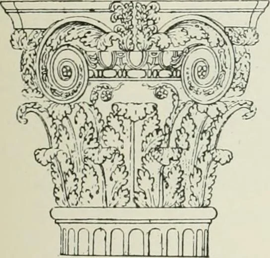 An illustration from Plastering, plain and decorative. A practical treatise on the art & craft of plastering and modelling, including full descriptions of the various tools, materials, processes, and appliances employed ... together with an account of historical plastering in England, Scotland, and Ireland, accompanied by numerous examples, 1899, leaf 408