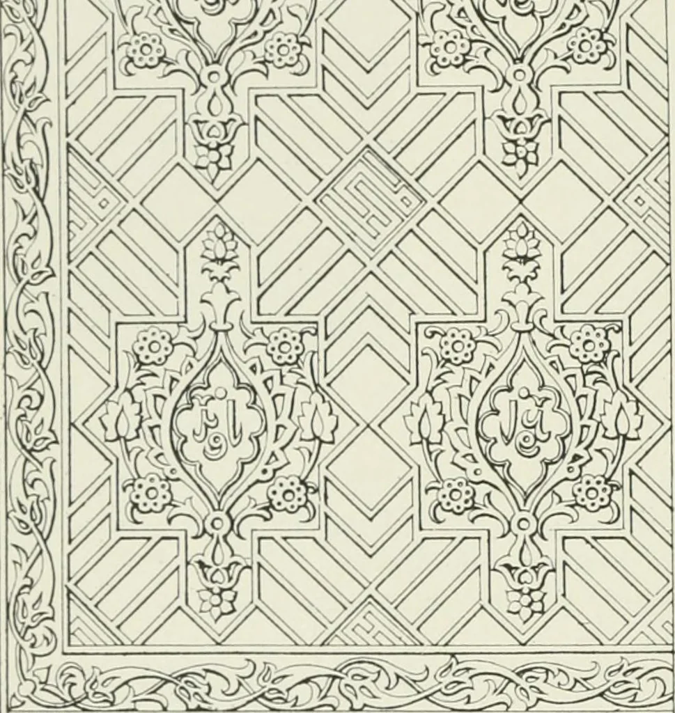 An illustration from Plastering, plain and decorative. A practical treatise on the art & craft of plastering and modelling, including full descriptions of the various tools, materials, processes, and appliances employed ... together with an account of historical plastering in England, Scotland, and Ireland, accompanied by numerous examples, 1899, leaf 541