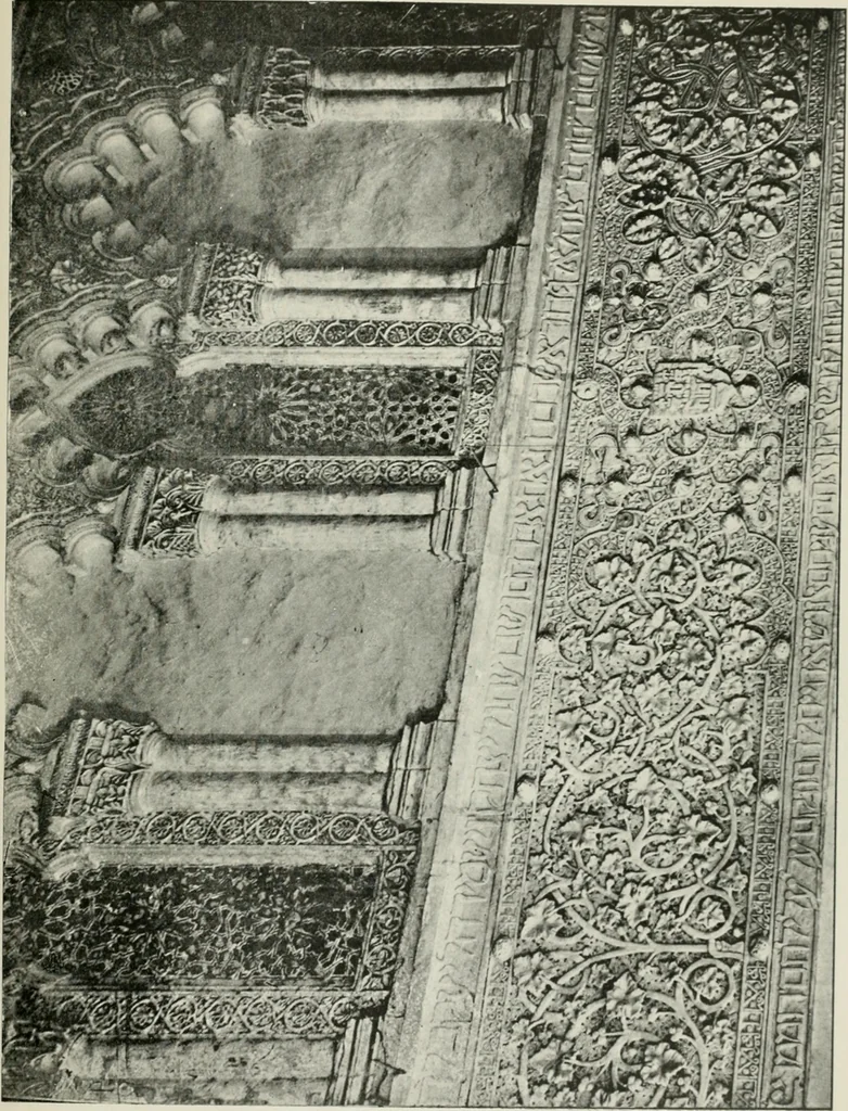An illustration from Plastering, plain and decorative. A practical treatise on the art & craft of plastering and modelling, including full descriptions of the various tools, materials, processes, and appliances employed ... together with an account of historical plastering in England, Scotland, and Ireland, accompanied by numerous examples, 1899, leaf 554